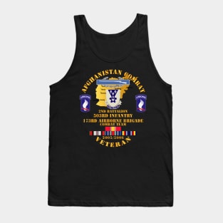 Afghanistan Vet w 2nd Bn 503rd Inf - 173rd Airborne Bde - OEF - 2005 Tank Top